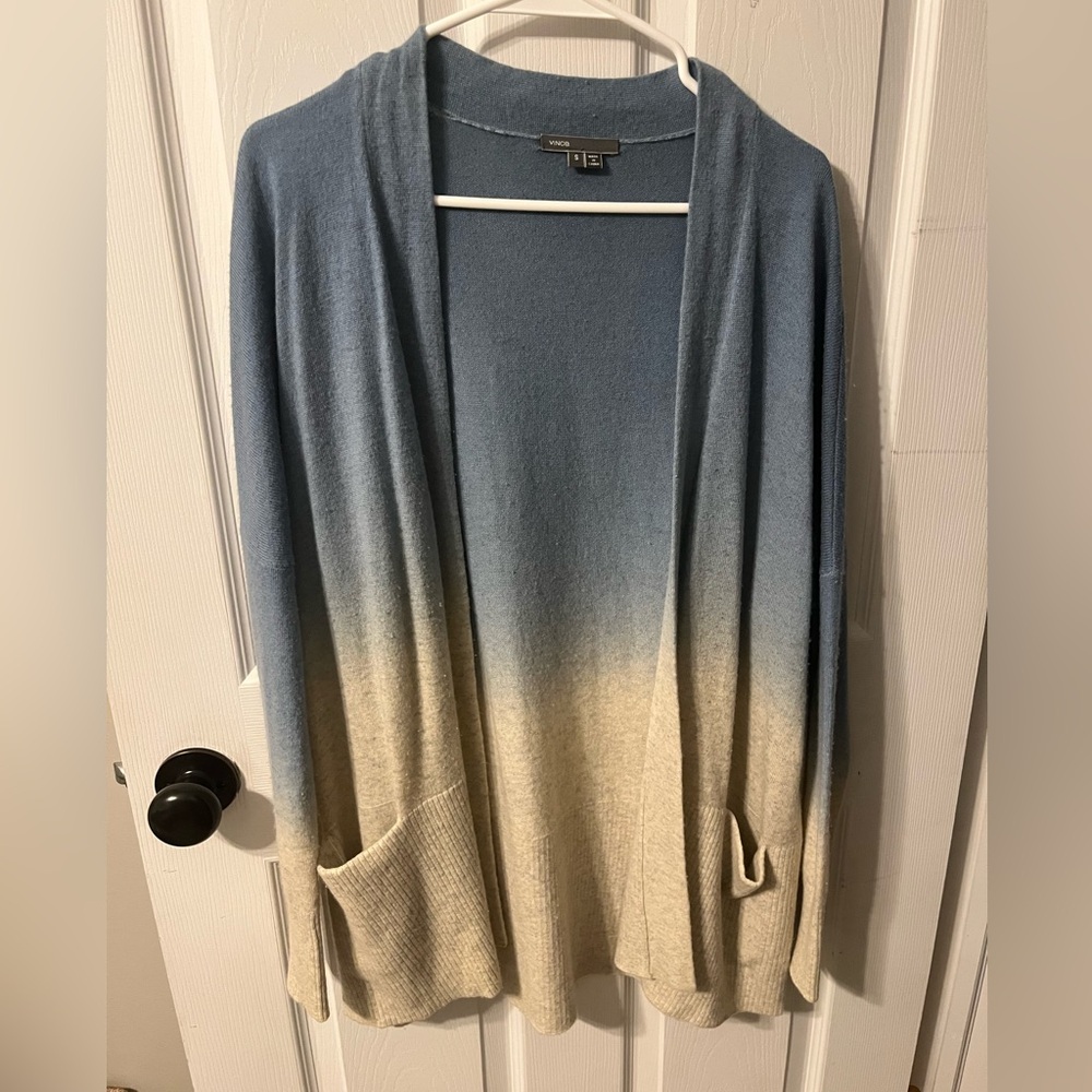Vince ombré wool cardigan